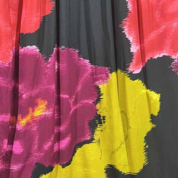 ANTHROPOLOGIE FLORAL FLOUNCED MAXI COVERUP DRESS NEW SMALL - Picture 5 of 5